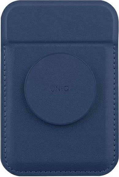 Mbështjellës magnetik për kartela UNIQ Flix, me stand, për smartphone, Kaltër navy