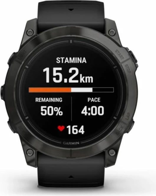 Orë sportive Garmin unisex, e zezë