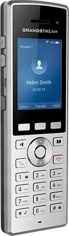 Celular IP Grandstream WP822, Wireless, 2 linja, 500 kontakte, i zi, argjendtë