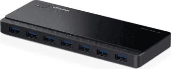 Hub USB, TP-Link UH700, 7 porta USB 3.0 me rrymë, e zezë
