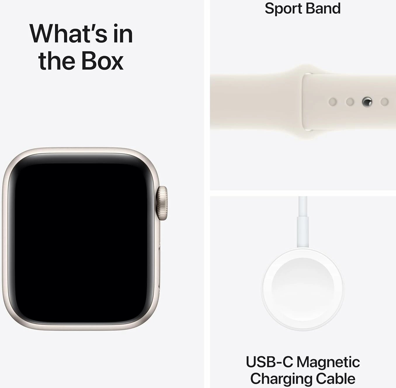 Apple Watch SE (2nd Gen) Silver, M/L