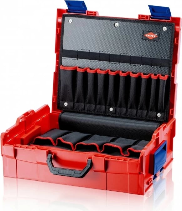 Kasë mjetesh Knipex 00 21 19 LB, ABS, Kuqe dhe Zezë