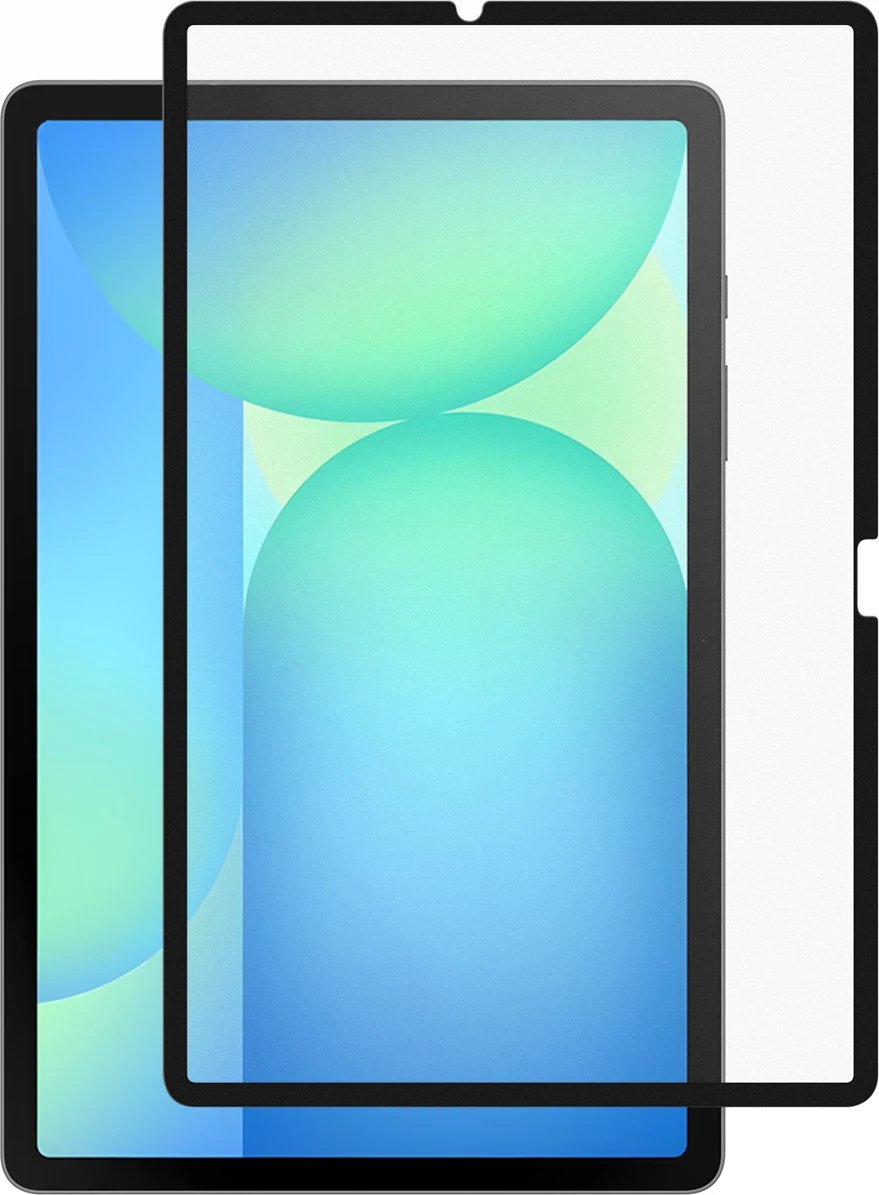 Film mbrojtës mat për tablet Samsung Galaxy Tab S10 FE/S9/S9 FE/S8/S7, Dux Ducis Naad Paperlike, transparent me kornizë të zezë