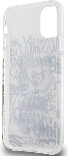 Mbështjellës Hello Kitty IML Kitty On Bricks Graffiti për iPhone 11/XR 6.1", TPU hardcase, i bardhë