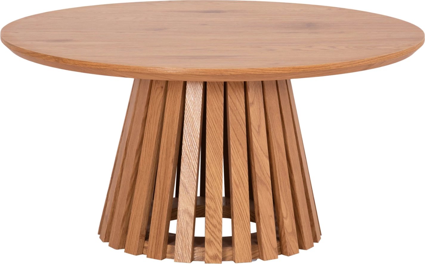 Tavolinë kafeje FB918024 MDF, ngjyrë druri natyral e çelët, Φ80x40,5H cm.