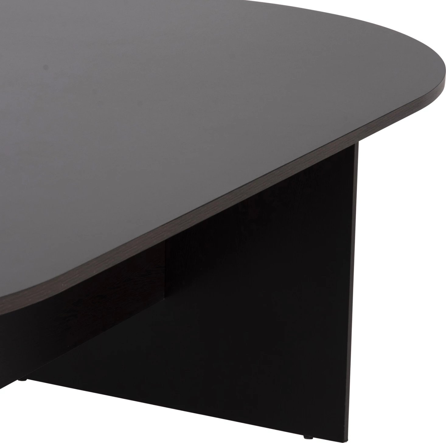 Tavolinë ovale për konferenca SIENNA FH2134.02 melaminë në ngjyrë wenge 240x120x75H cm