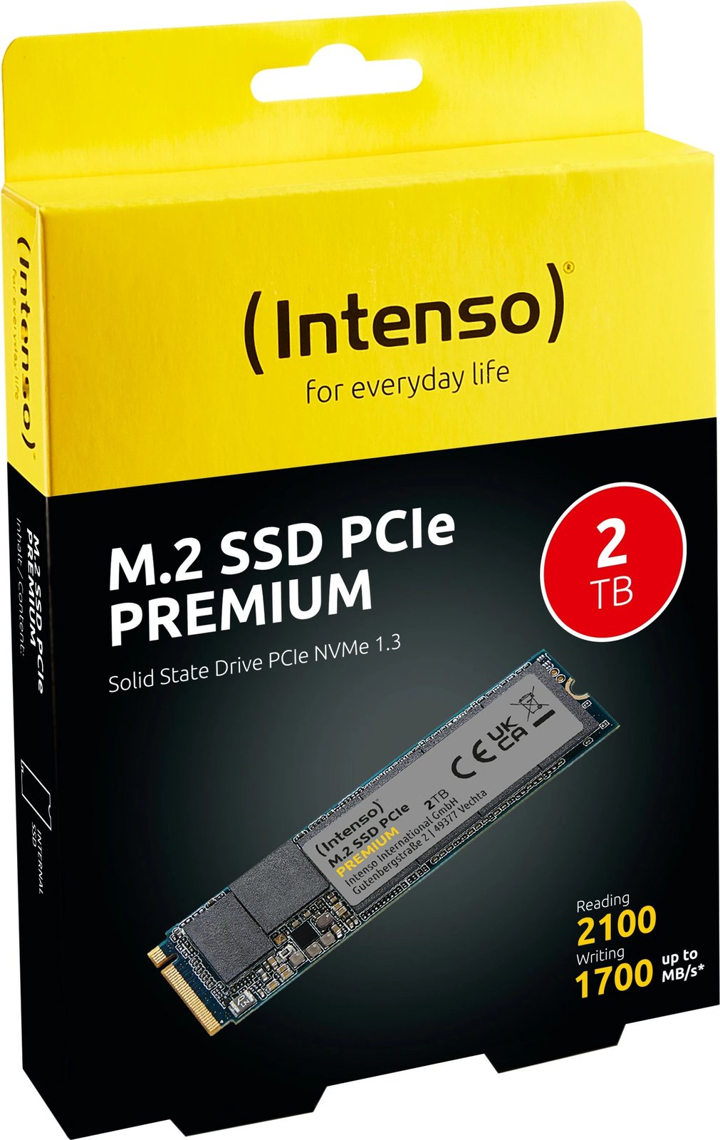 SSD Intenso 3835470, 2 TB, M.2, 2100 MB/s
