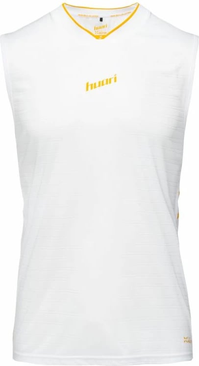 Fanellë stërvitjeje për meshkuj Huari, e bardhë/e verdhë