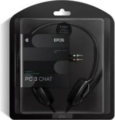Kufje EPOS PC 3 Chat me mikrofon, 2 x 3.5mm jack, e zezë
