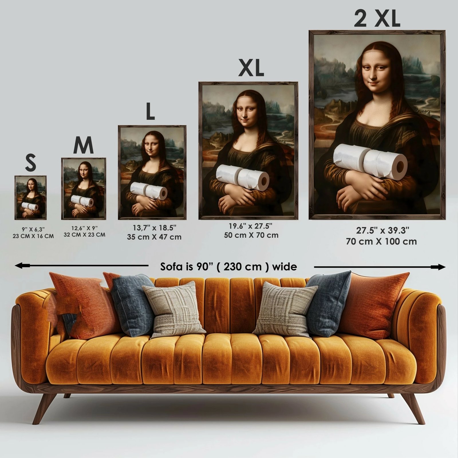 Pikturë dekorative me kornizë MDF, shumëngjyrëshe, Wallity GE159-L