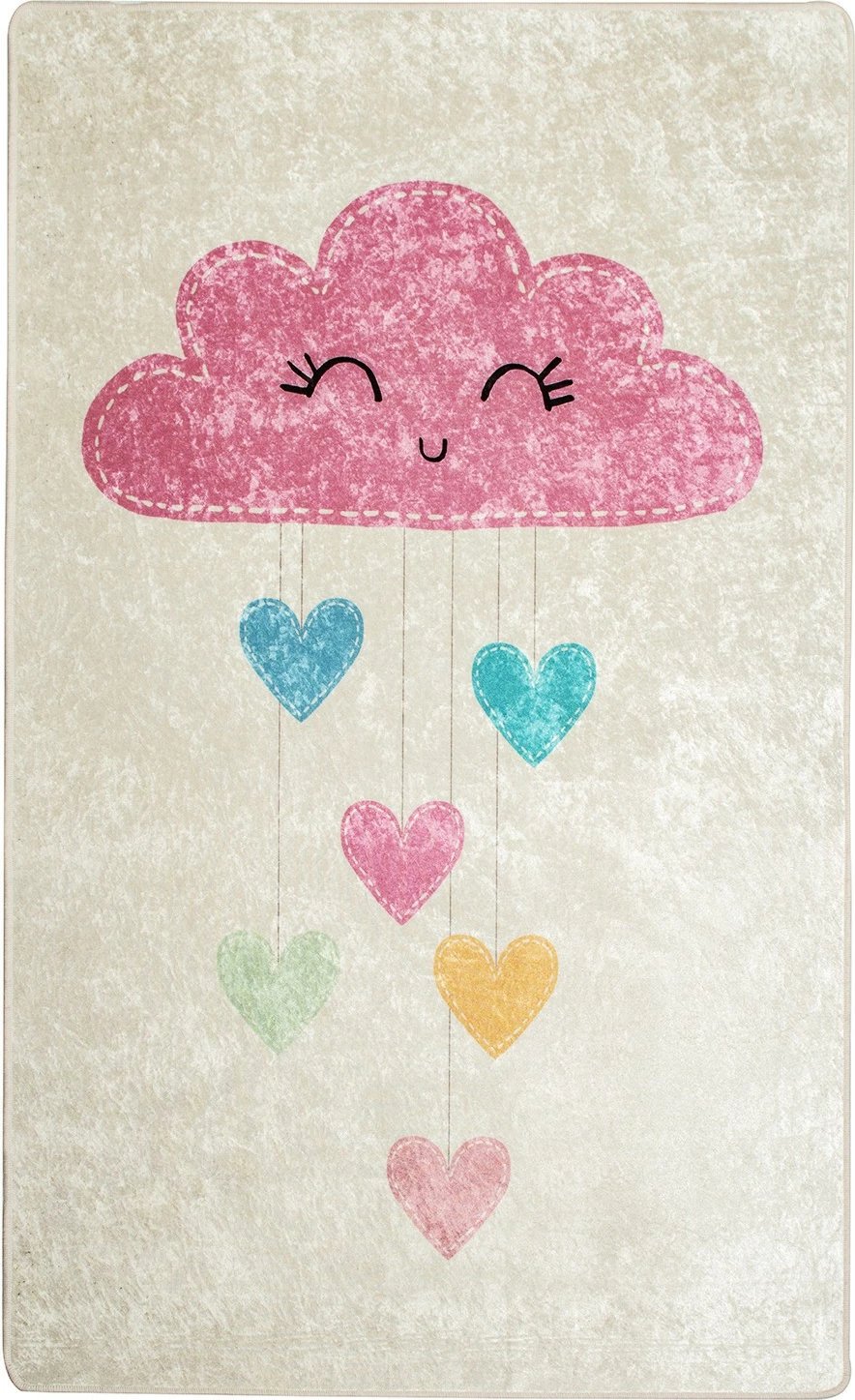Qilim për fëmijë, Baby Cloud, shumëngjyrësh, 100x160cm