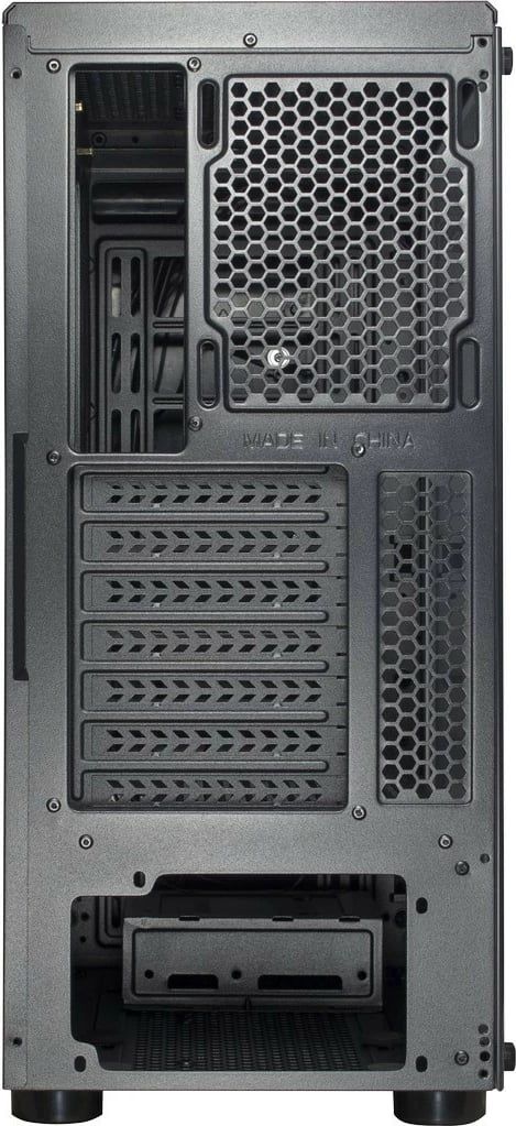 Kasë Inter-Tech A-3411 Creek, Tower, ATX/micro ATX/ITX, xham i temperuar, RGB, e zezë