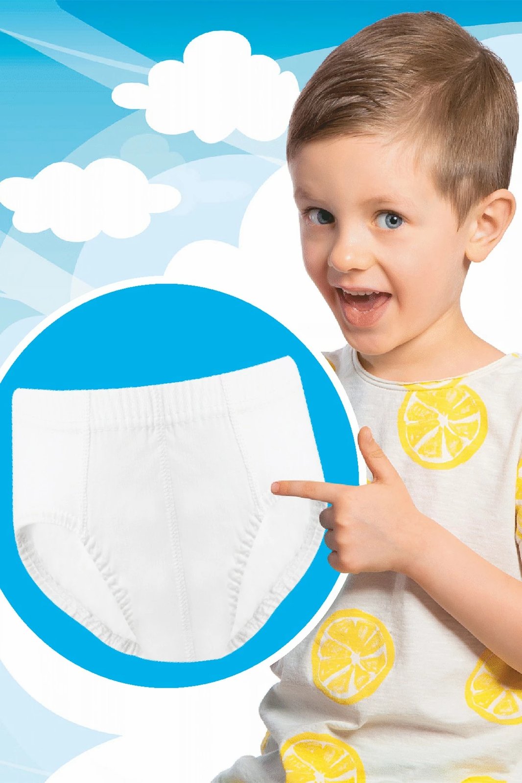 Të brendshme për fëmijë, Jumeon, 002-000733001, të bardha, set prej 3 copash