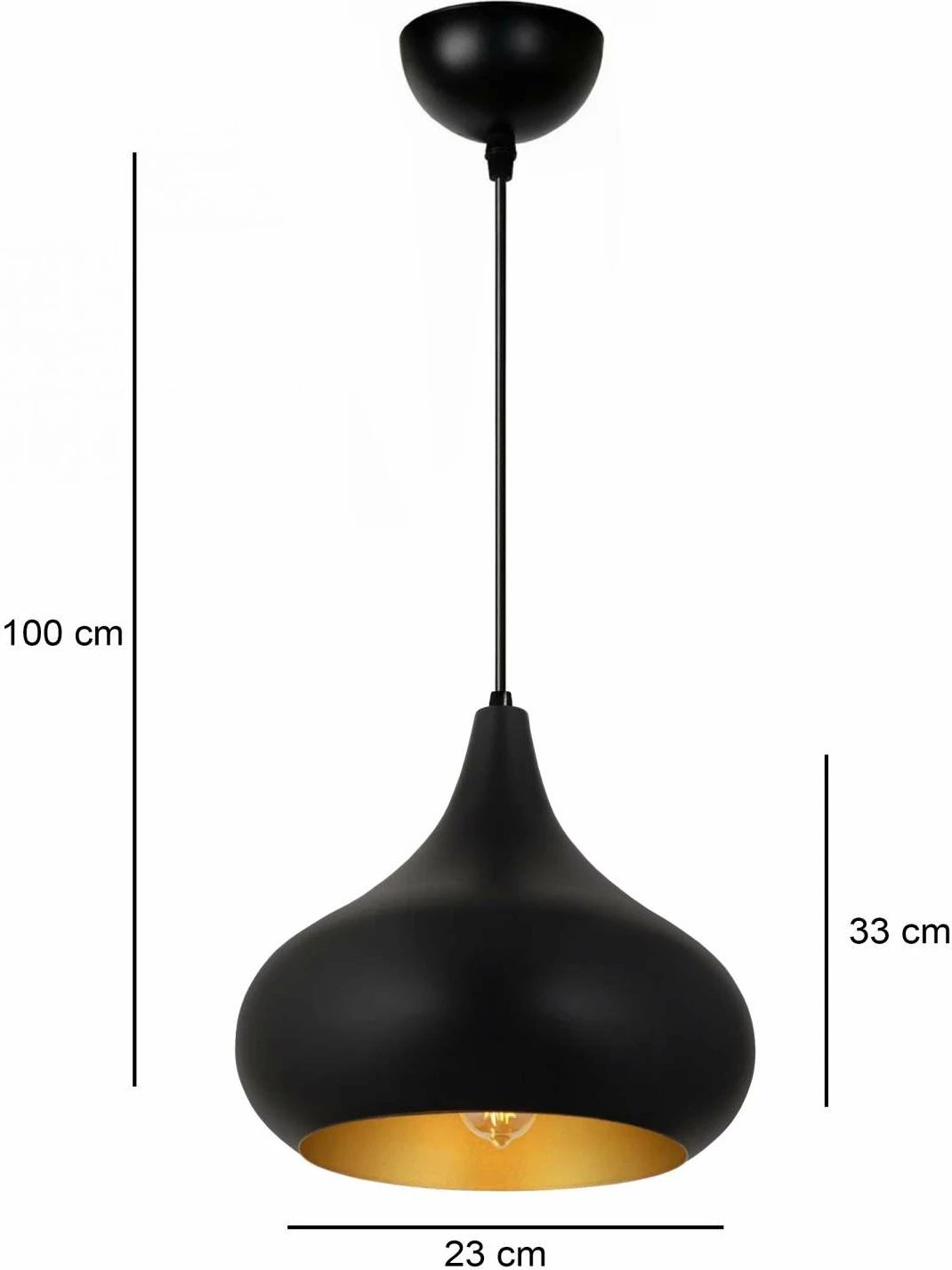 Llambë tavani Opviq, ngjyrë e zezë, 241751 Llambë tavani Opviq, ngjyrë e zezë, 241751