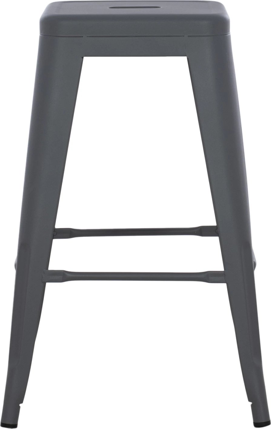Karrige për bar mesatare MELITA-PRO FH8573.50 metalike ngjyrë gri 43x43x67 cm