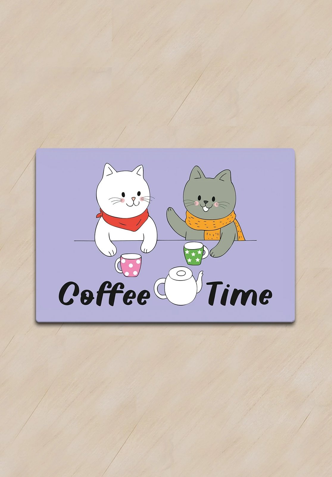 Tapet për rërë mace, Paws & Whiskers, Locafe, shumëngjyrësh, 40x60cm