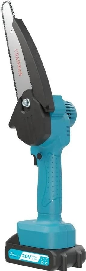 Sharrë elektrike e vogël Extralink TM-107, 6 inç, bateri 1.5 Ah, e zezë