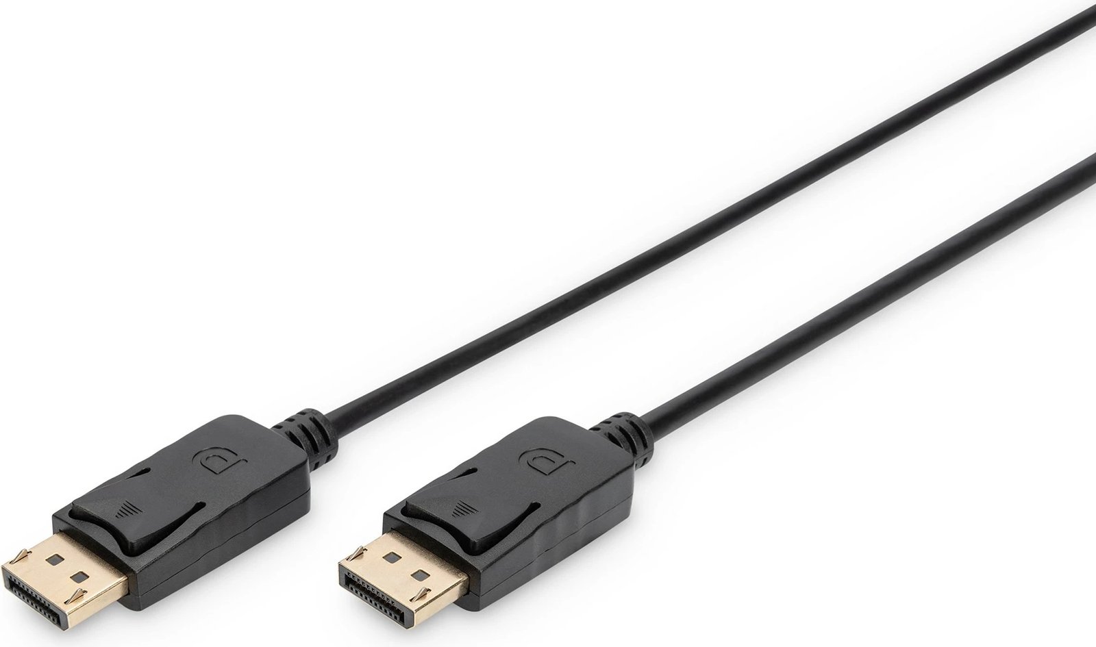 Kabllo DisplayPort Digitus, 3 m, DisplayPort, DisplayPort, Mashkull, Mashkull, E zezë