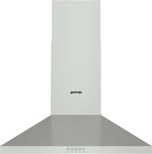 Aspirator kuzhine tip oxhaku, Gorenje, WHC629E4X, 60 cm, 450 m³/h, 3 shpejtësi, LED, kontrolle me butona, çelik