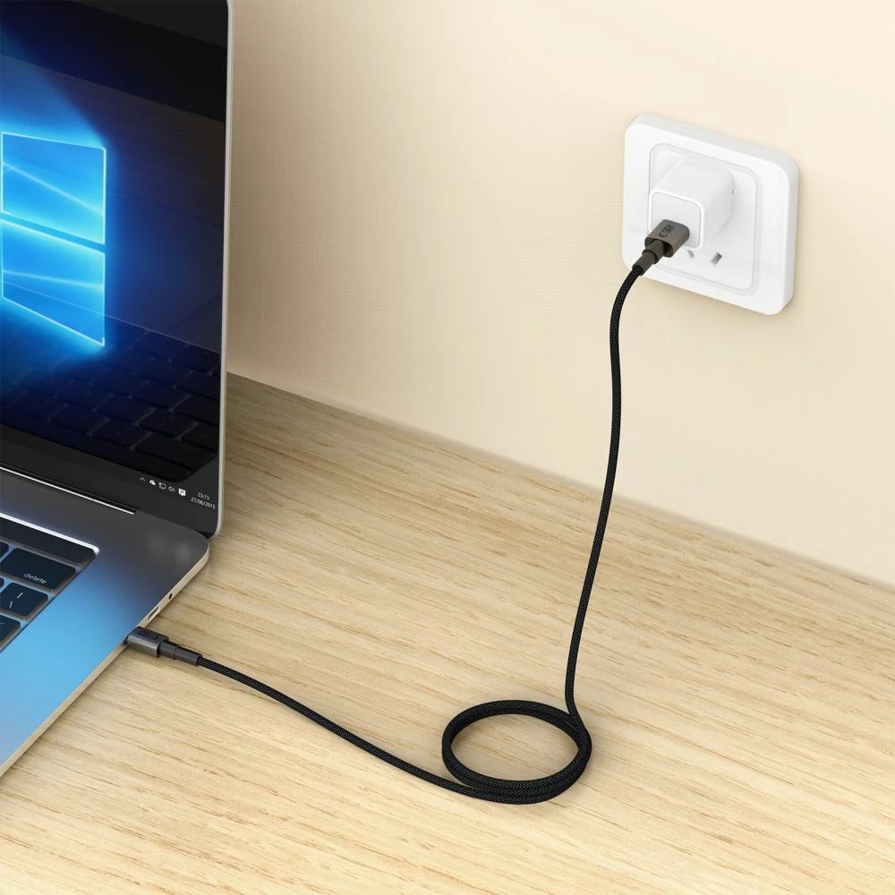 Kabllo USB-A në USB-C Tech-Protect UltraBoost DNA 100cm, Gri