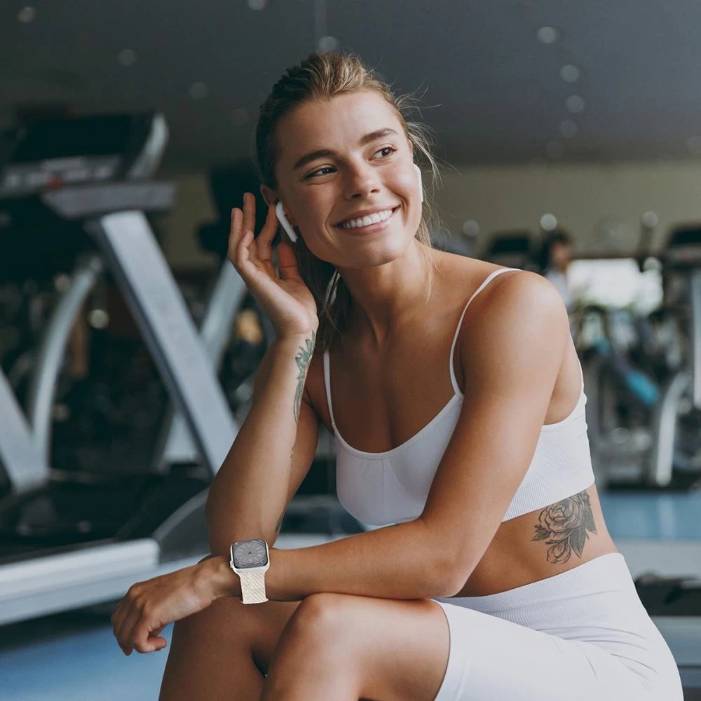 Rrip najloni për Apple Watch Tech-Protect Nylonmag, 38/40/41 mm, Bezhë