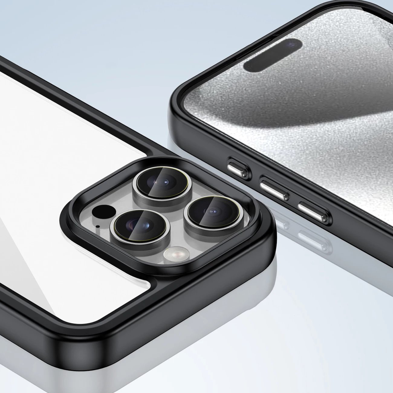 Mbështjellës Hurtel Outer Space Case për iPhone 16 Pro Max, i zi
