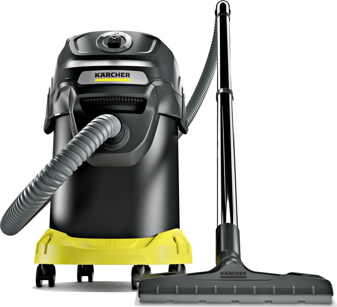 Aspirator për hi Karcher AD 4 Premium 1.629-731.0 17 L 600 W rezervuar metalik pa qese zi/verdhe