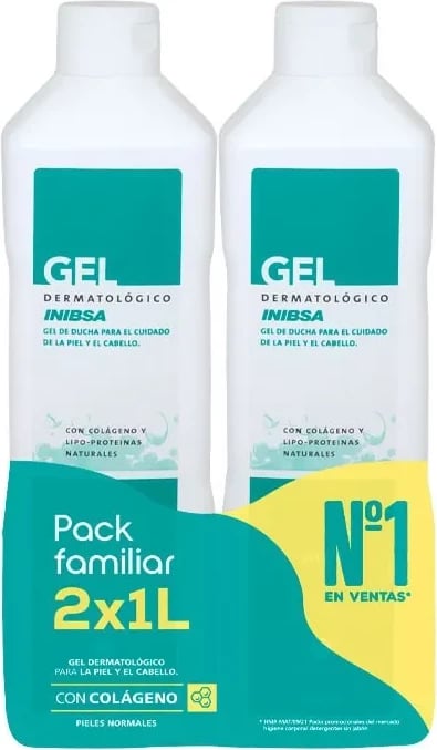 Gel dushi dermatologjik unisex INIBSA 2x1000ml