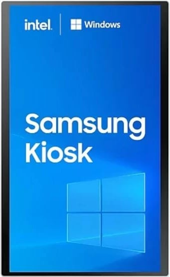 Kiosk vetëshërbimi Samsung LH24KMC3BGCXEN, 24", Intel Core i3, Windows 10 IoT, Bardhë