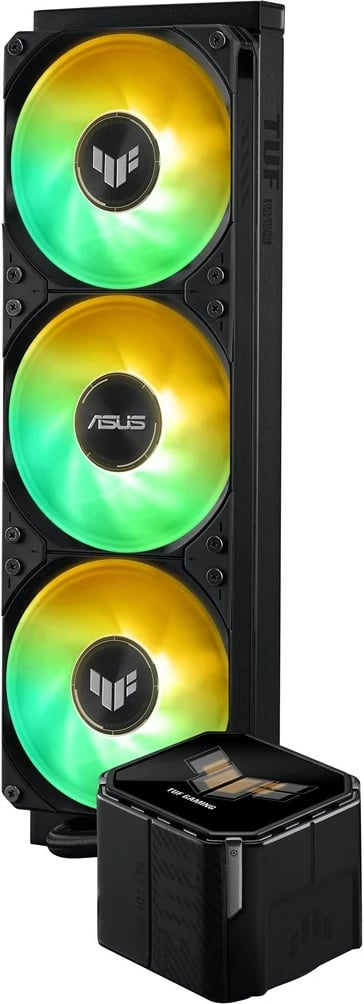 Ftohës uji all-in-one ASUS TUF Gaming LC III 360 ARGB LCD, 3x12 cm, i zi Ftohës uji all-in-one ASUS TUF Gaming LC III 360 ARGB LCD, 3x12 cm, i zi