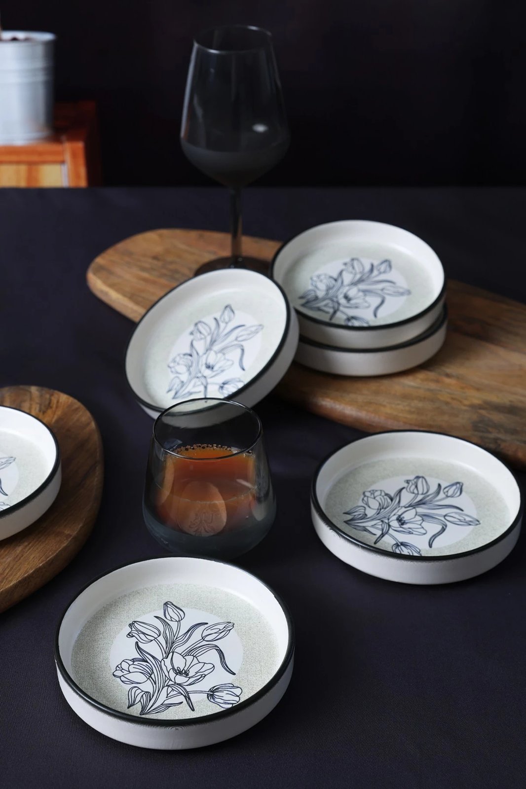 Set tasash qeramike (6 copë), Hermia Concept, X00017909