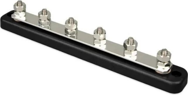 Shpërndarës energjie Victron Energy Busbar 150 A 6P, i zi