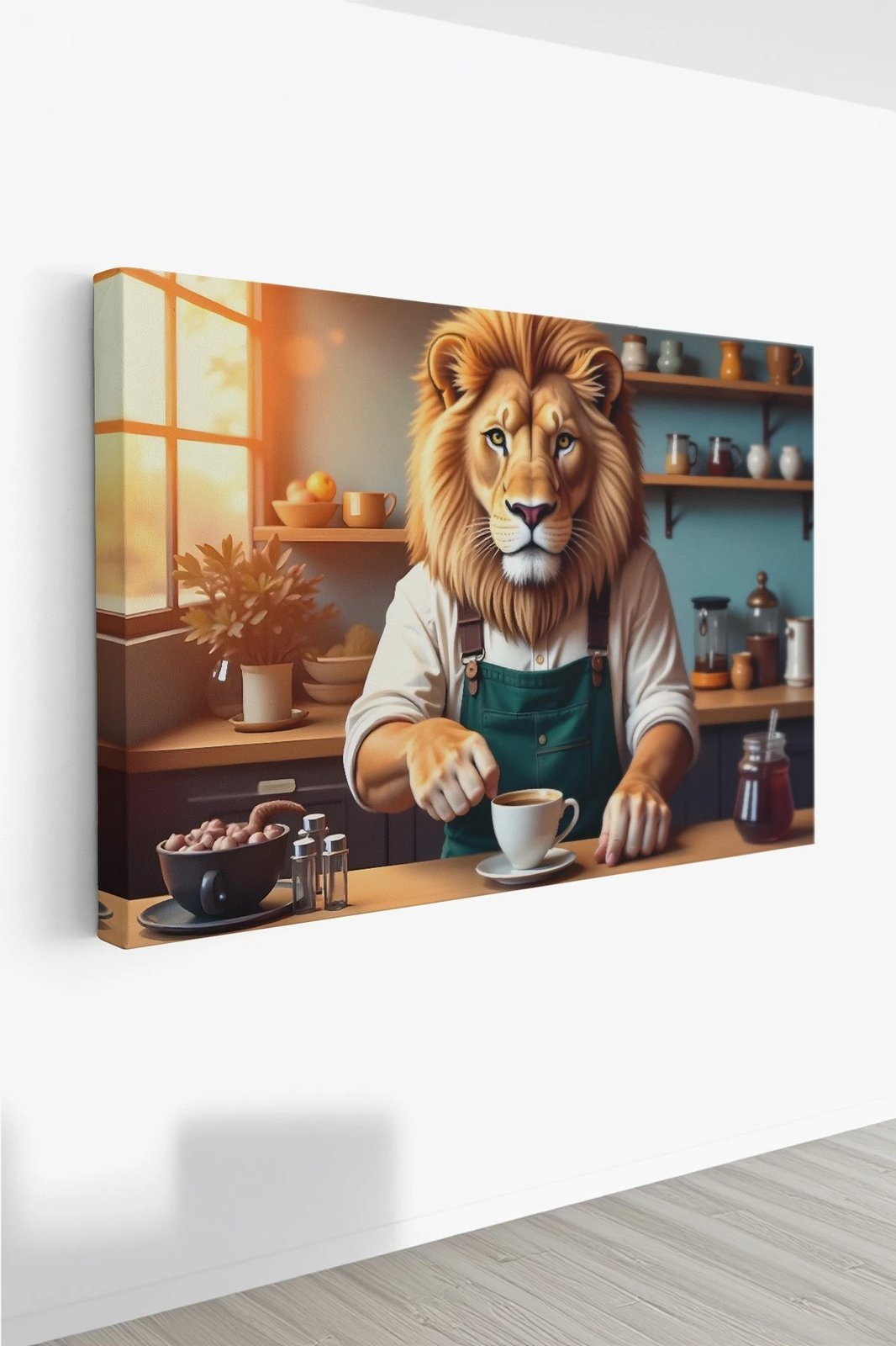 Pikturë dekorative në kanavacë, shumëngjyrëshe, Wallity, Ersyaıhyvn13, 40x60cm