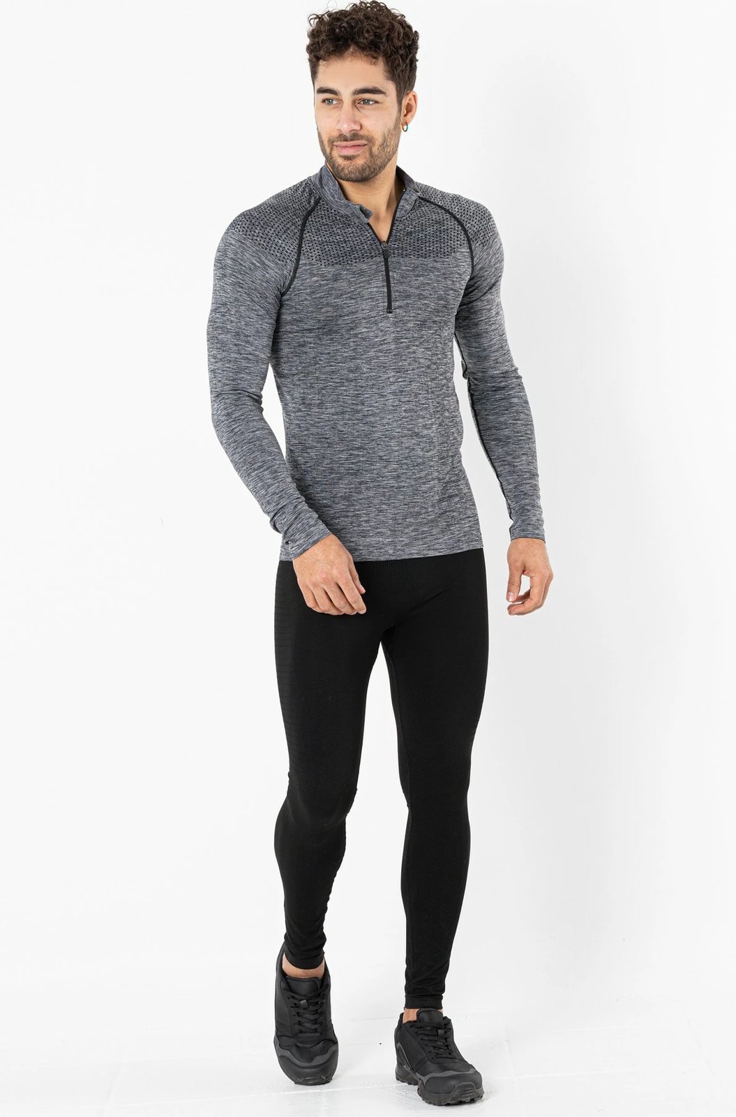 Bluzë sportive për meshkuj, gri, Jumeon, 001-001352002