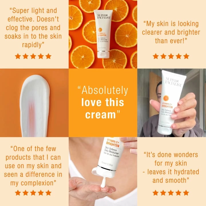 Krem hidratues për fytyrë Super Facialist Vitamin C, 75ml 