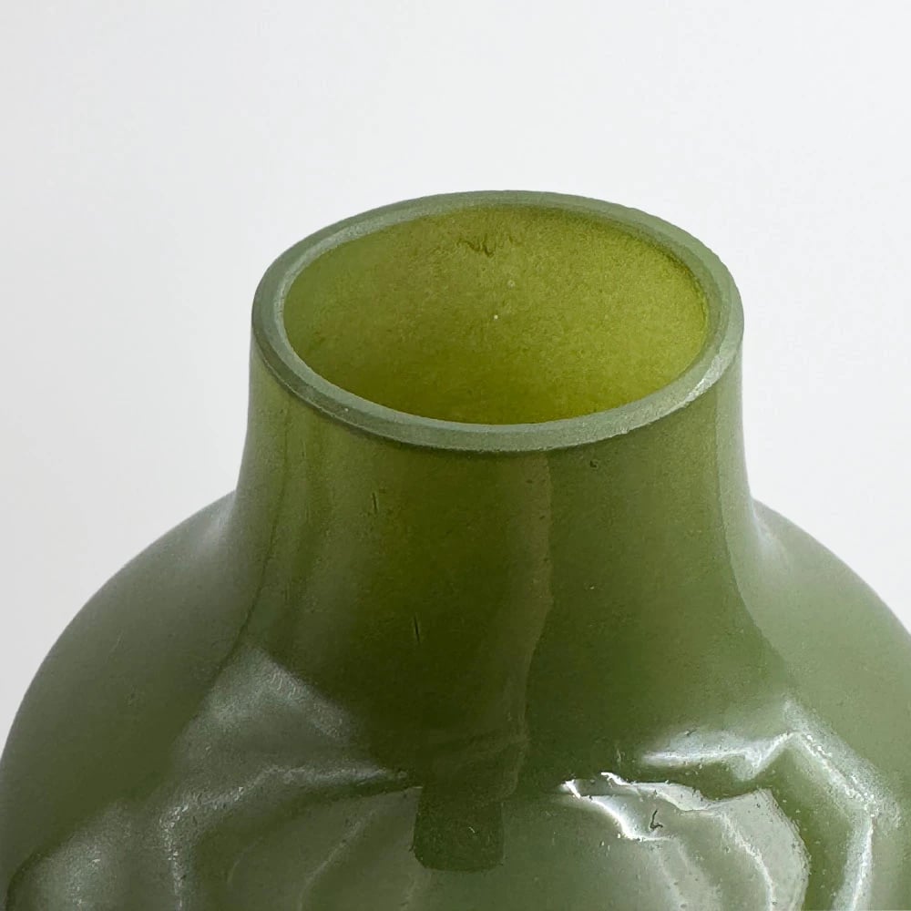 Vazo FINO, qelq e gjelbër, 12x12x39.5cm