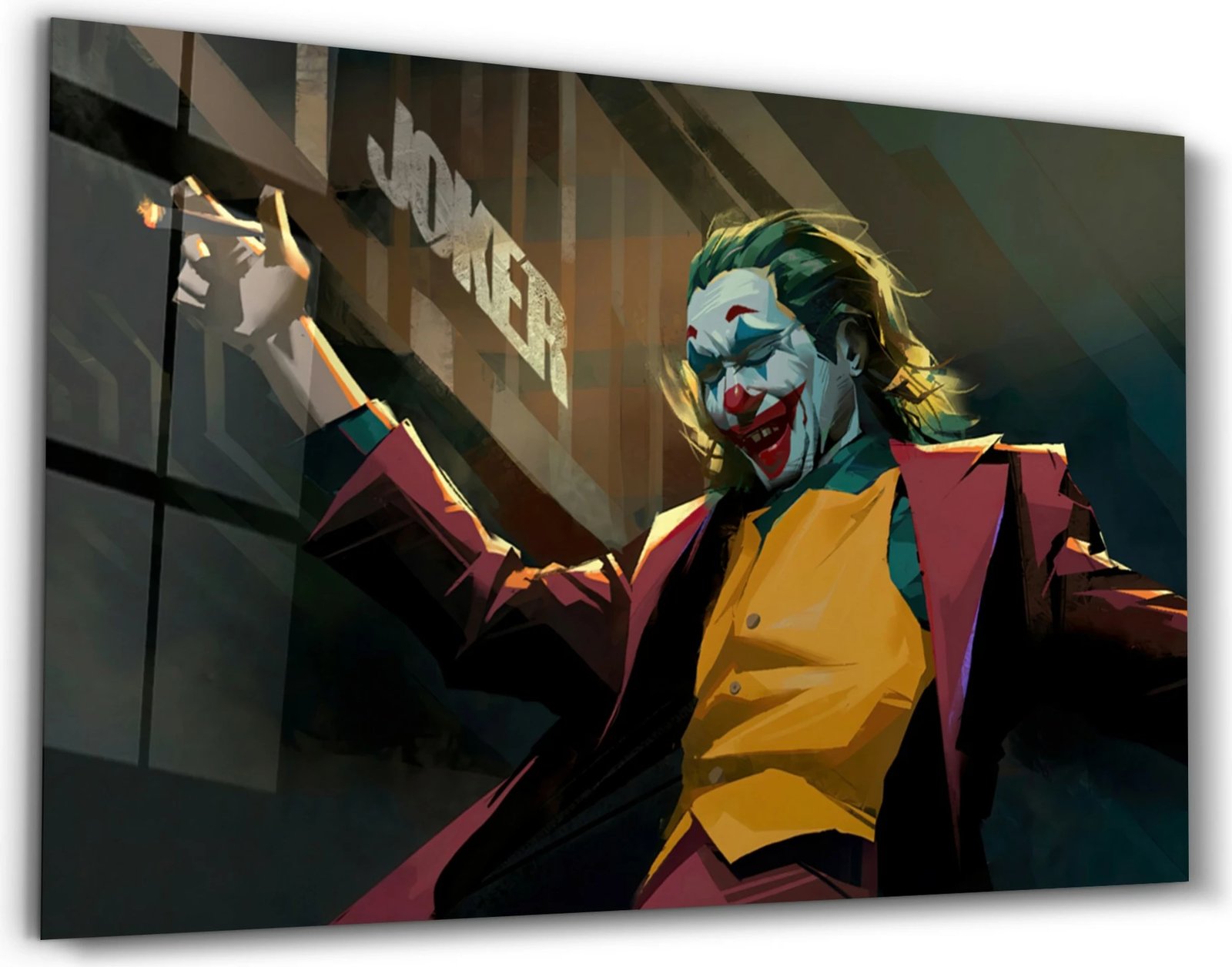 Pikturë dekorative prej xhami të temperuar, shumëngjyrëshe, Wallity CAM-1007, 46x72cm