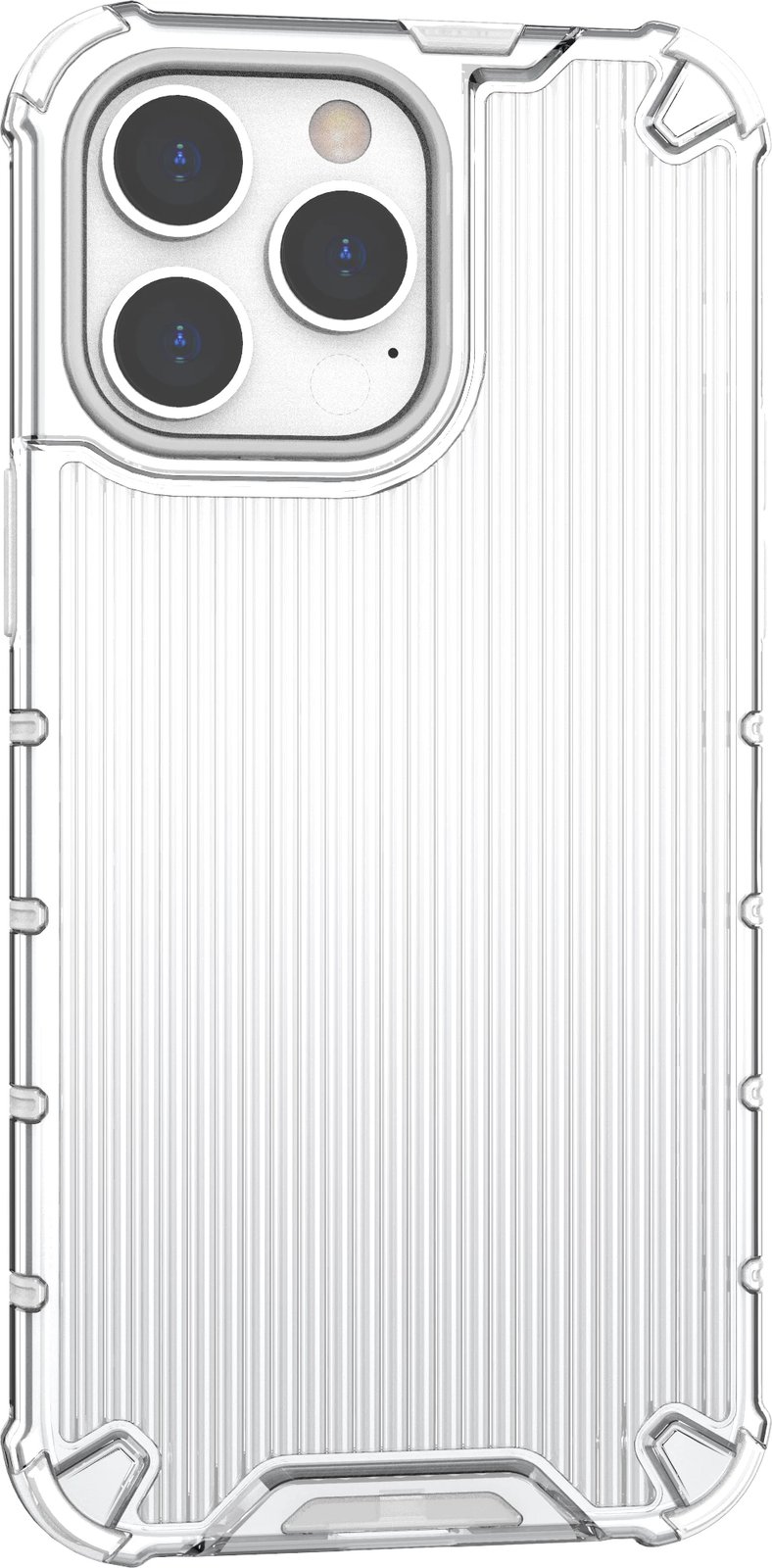 Mbështjellës Hurtel Ombre Protect Case për iPhone 14 Pro, rozë-kaltër