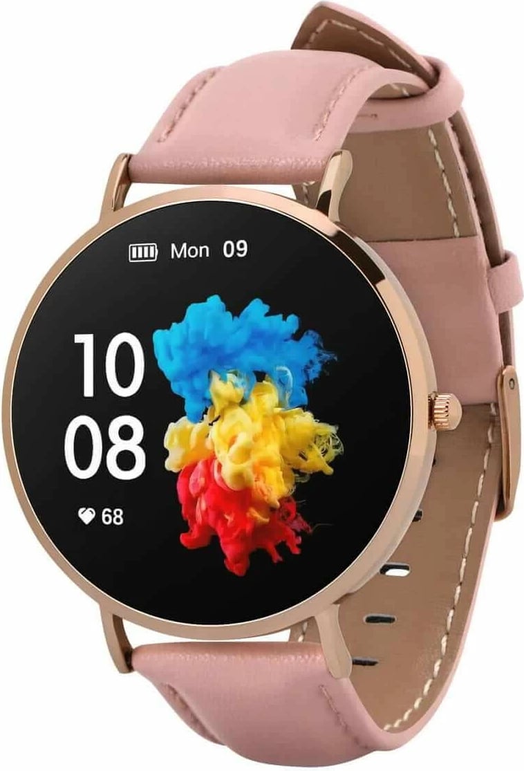 Smartwatch Garett Verona, 1.3" AMOLED, Bluetooth, Rozë