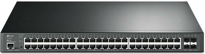 Switch i menaxhuar TP-LINK SG3452XP, 48 porta PoE+, 4 SFP+, i zi