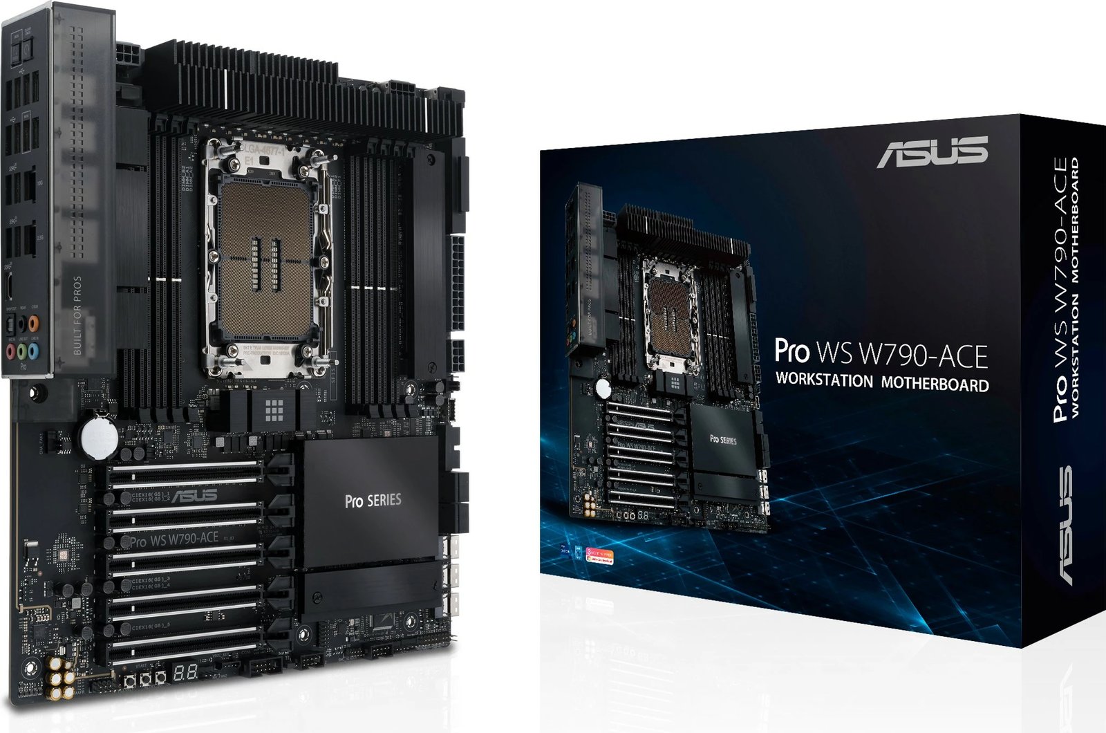 Pllakë amë ASUS PRO WS W790-ACE, Intel Xeon W, DDR5-SDRAM, 2.05 TB