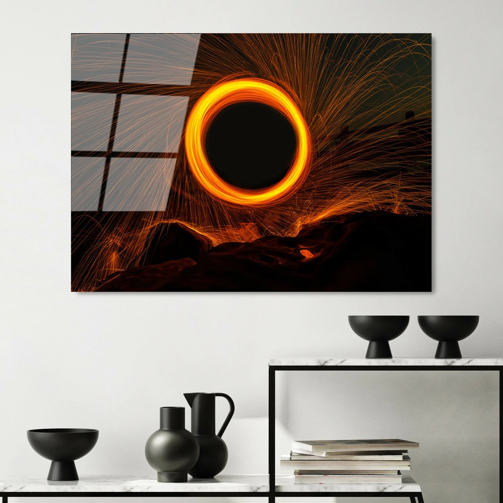 Pikturë dekorative prej xhami të temperuar Wallity, UV-089, 70x100cm