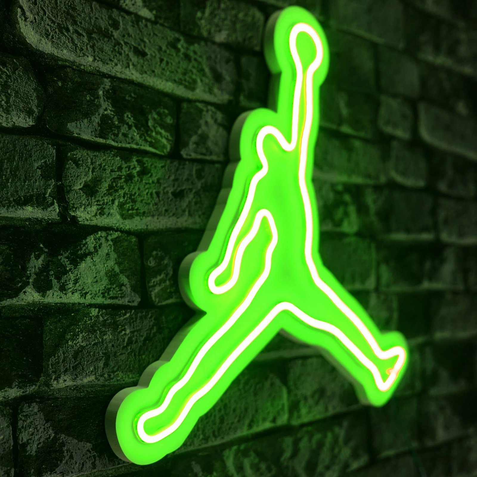 Dritë dekorative LED plastike, basketbollist, ngjyrë e gjelbër, Wallity