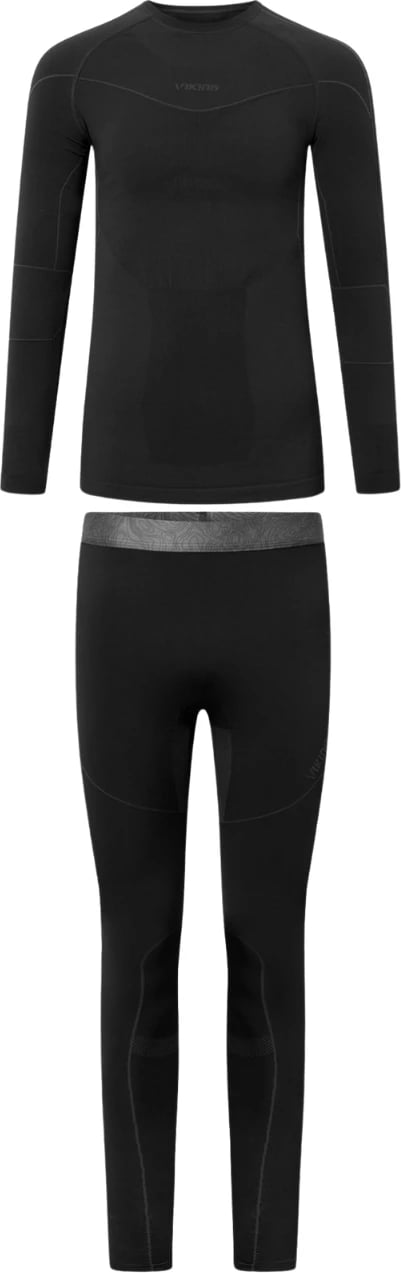 Të brendshme termike për meshkuj Viking, të zeza