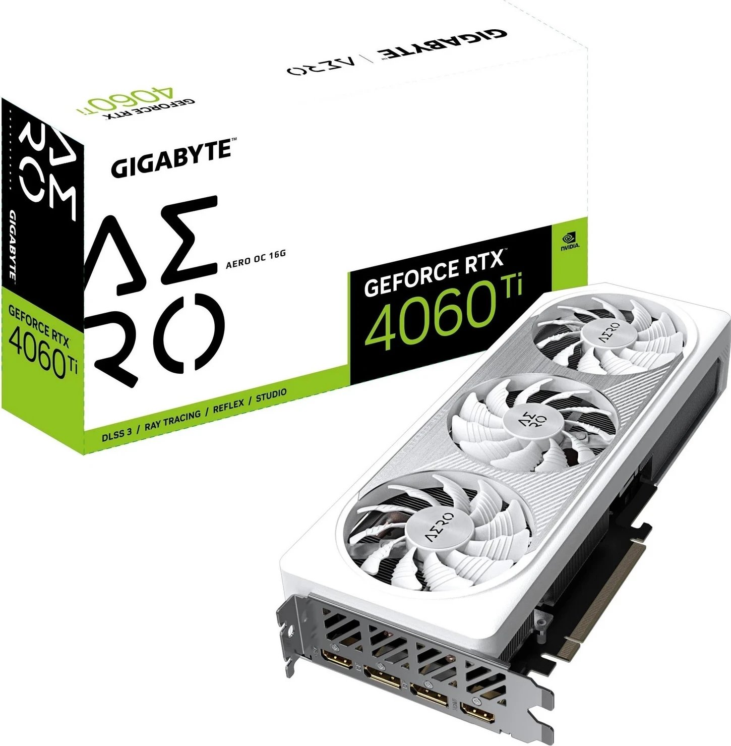 Kartë grafike Gigabyte GeForce RTX 4060 Ti, AERO 16GB OC DLSS 3