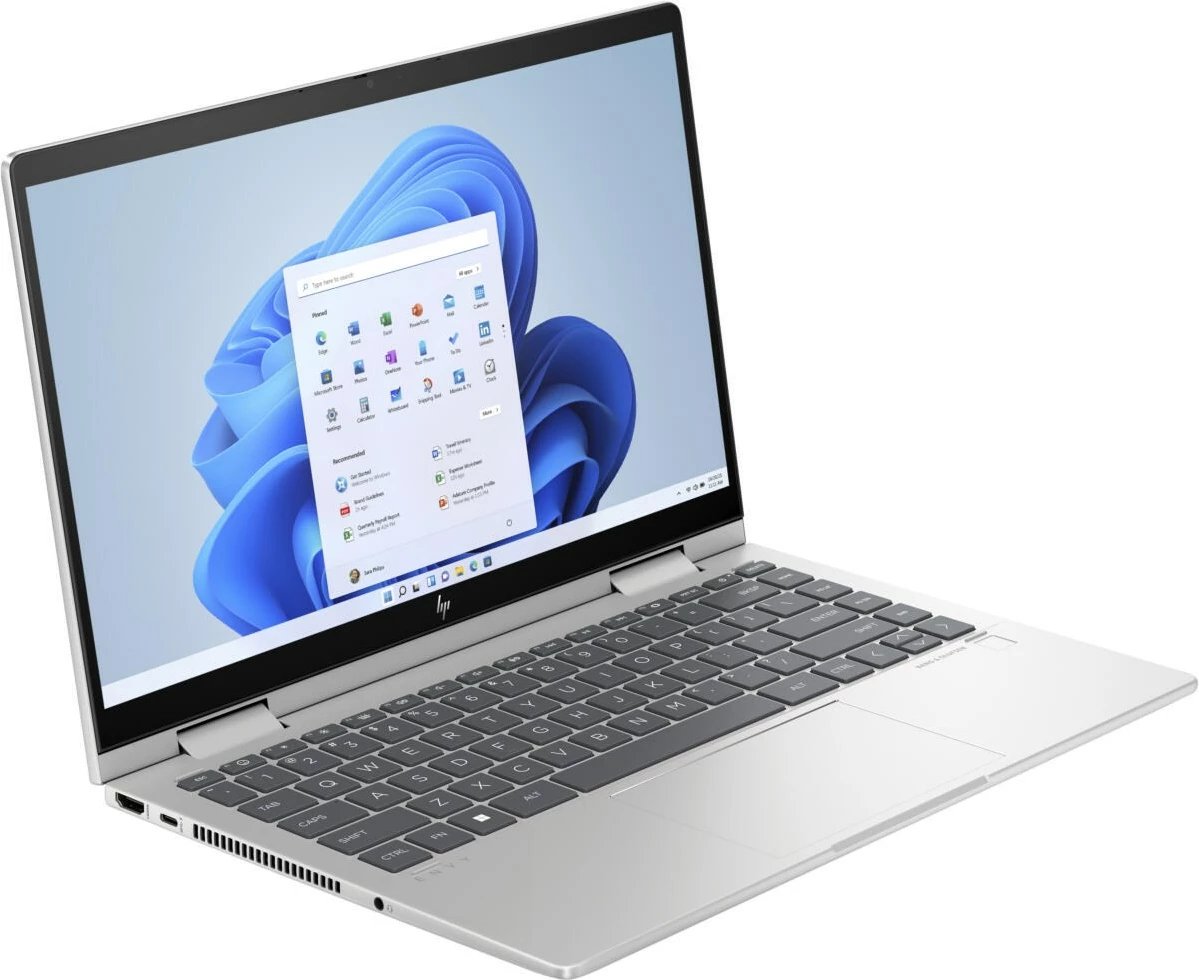Laptop hibrid HP Envy x360 14-es1013dx, Intel Core 5 120U, 8 GB RAM, 512 GB SSD, 14" Touch, Argjendtë