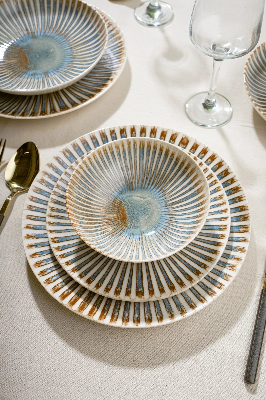 Set enësh për drekë (24 copë), Hermia, GBSATN24Y4R16463