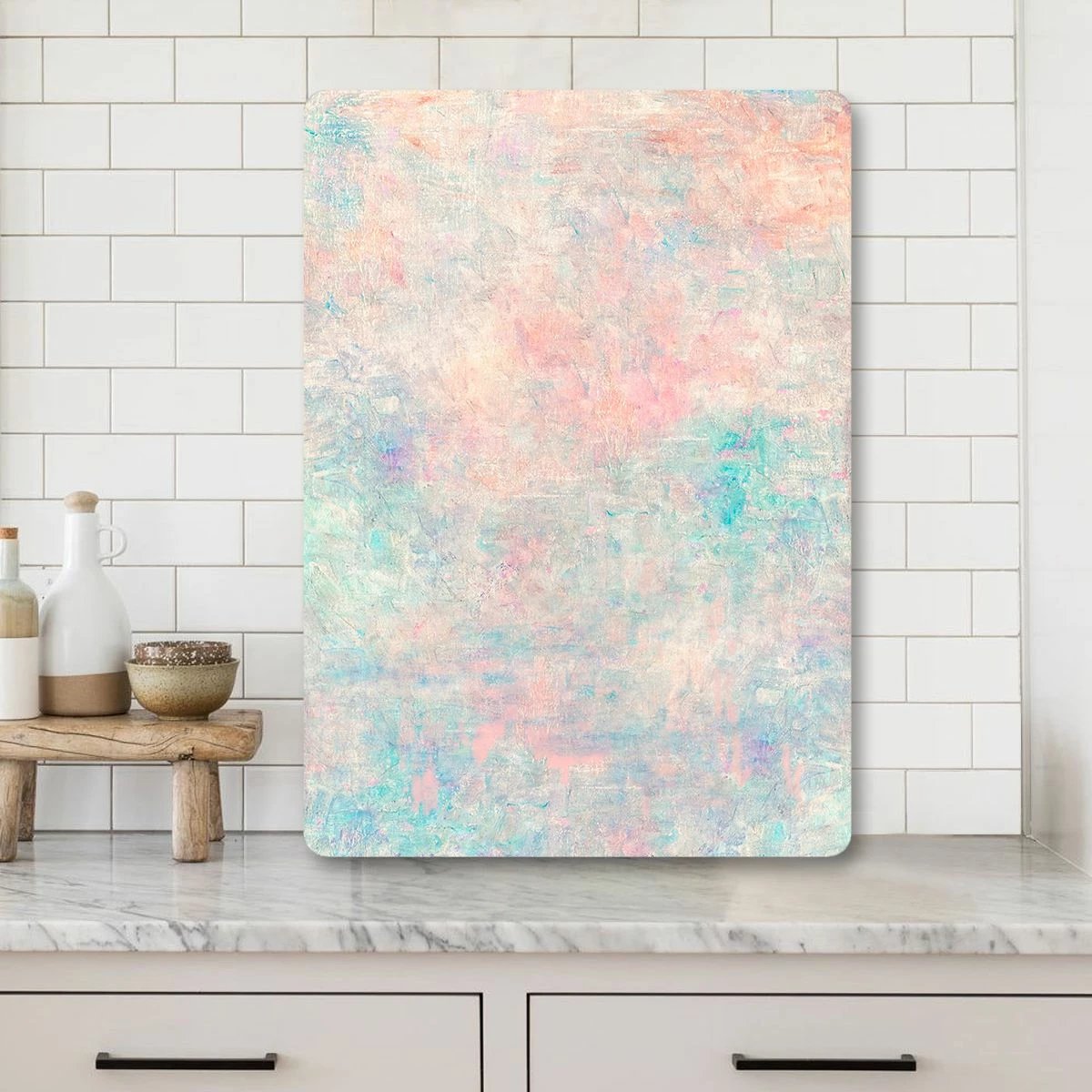 Dërrasë prerëse prej xhami të temperuar, shumëngjyrëshe, Hermia Ckt146 - 25x35cm