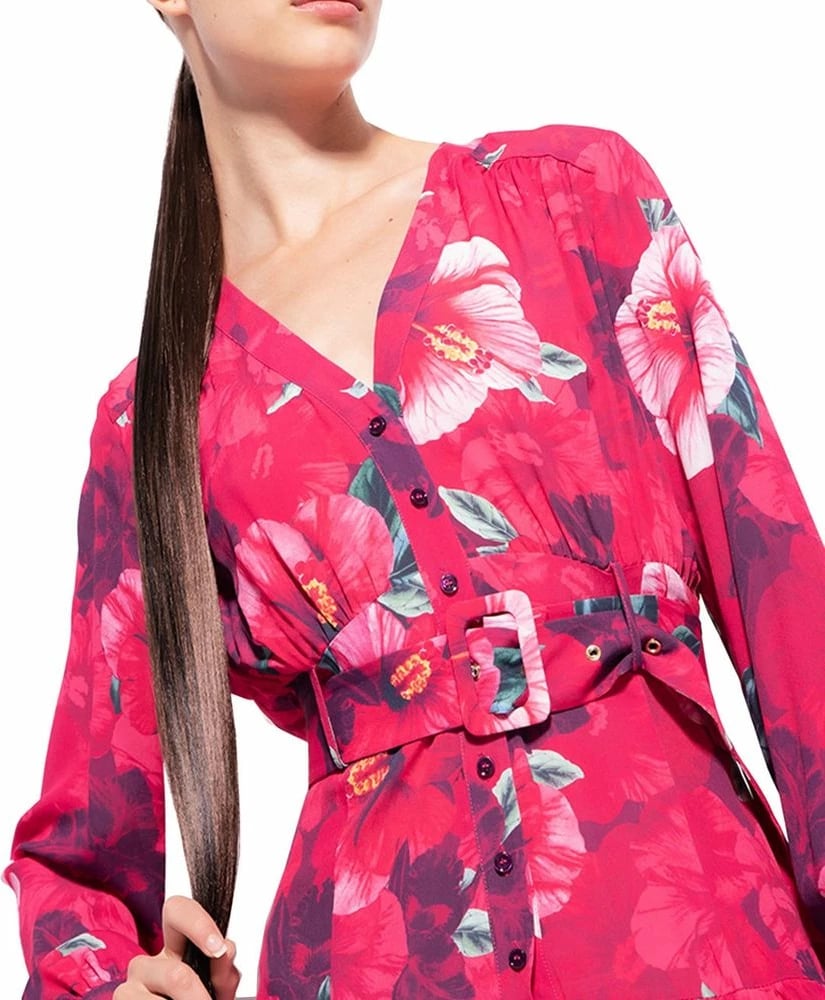 Fustan Pinko femra, fuchsia