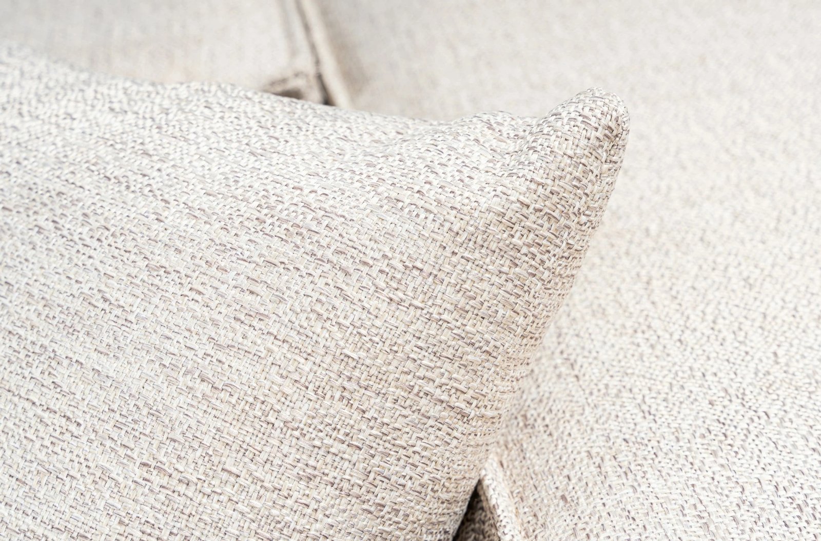 Këndare Lora, ngjyrë kafe e çelët, me pouffe, 4 pjesë